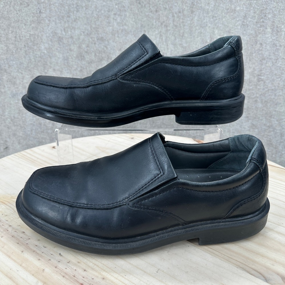 SAS Loafers Mens 9.5 W Black Leather Slip On Moc Toe Comfort Shoes 2334310